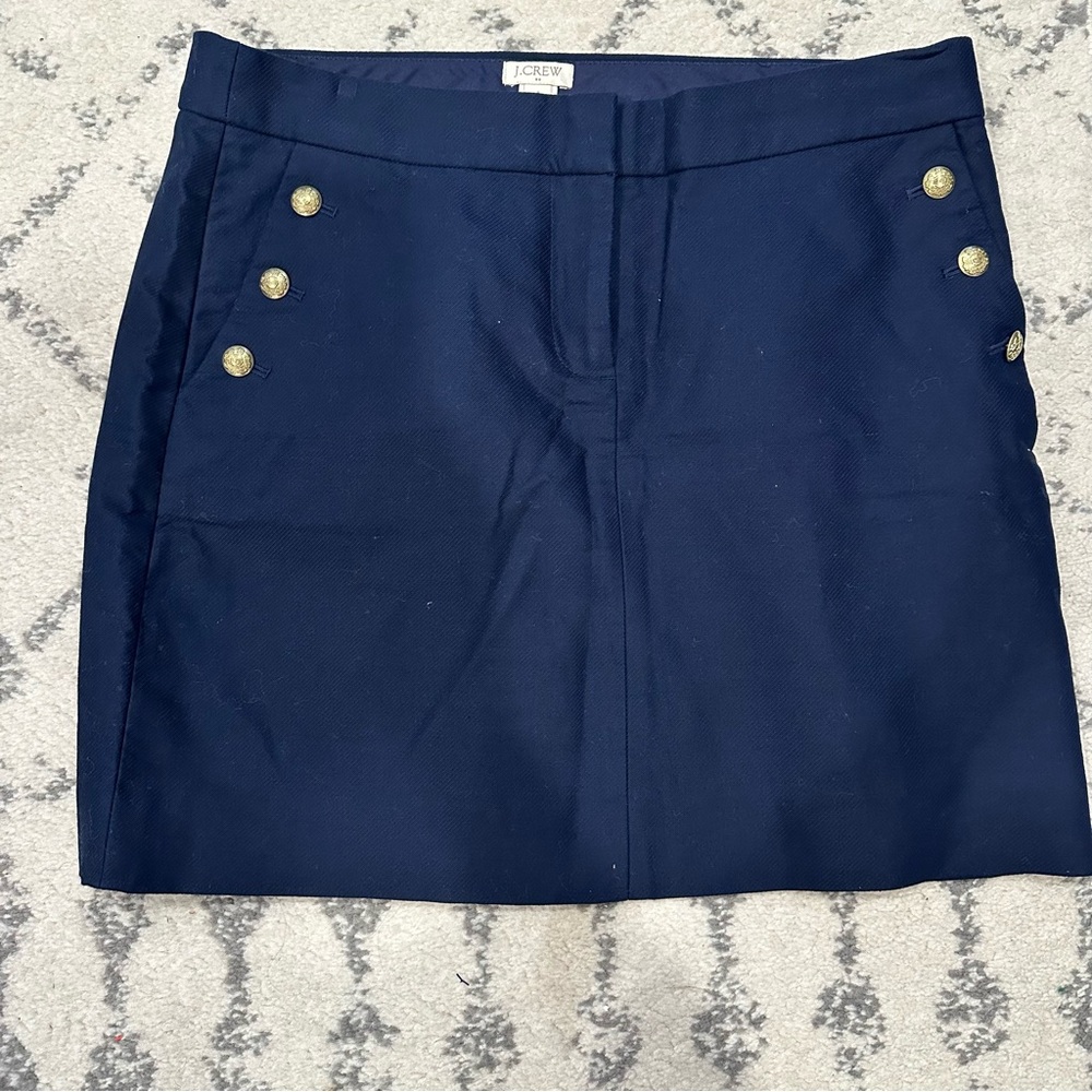 NEW without Tags. J. Crew Factory. Navy Women's Skirt. Size 4